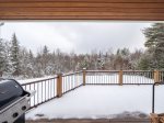 Deck during Winter
